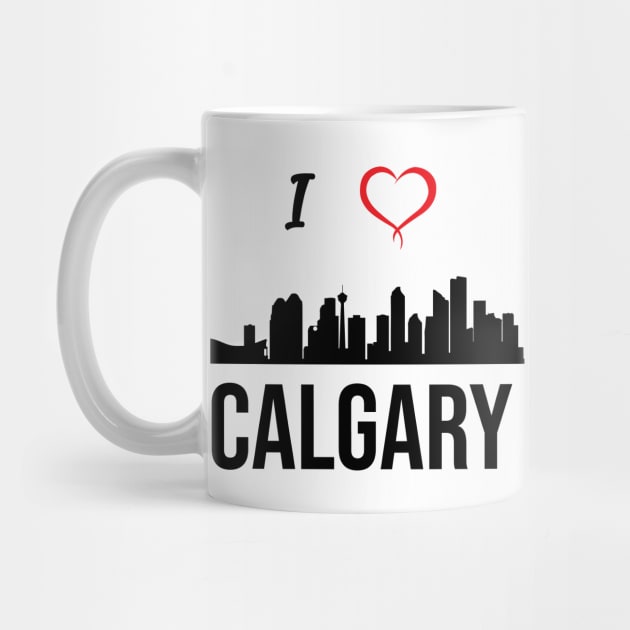 I love Calgary Alberta Canada by alltheprints